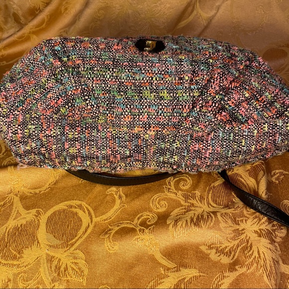 Juicy Couture Tweed and Leather Shoulder Bag - Picture 7 of 9